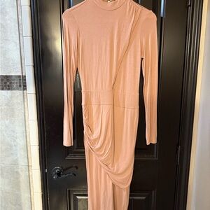 Marciano Blush Long Sleeve Dress